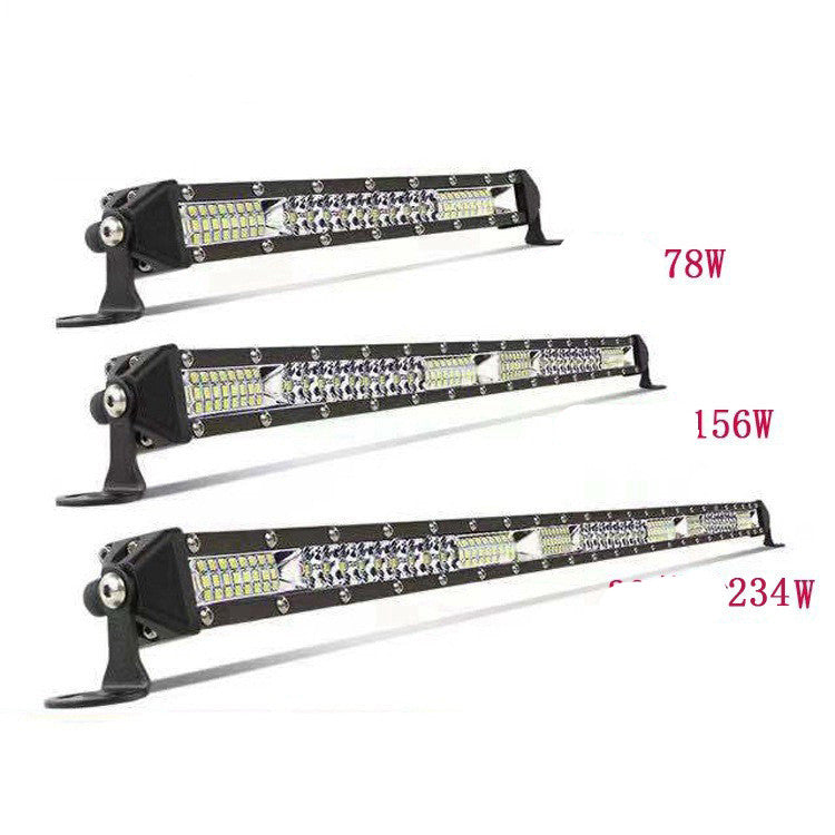 Ultra-thin Single Row Of Strip Lights Mixed Light On Motocross Roof
